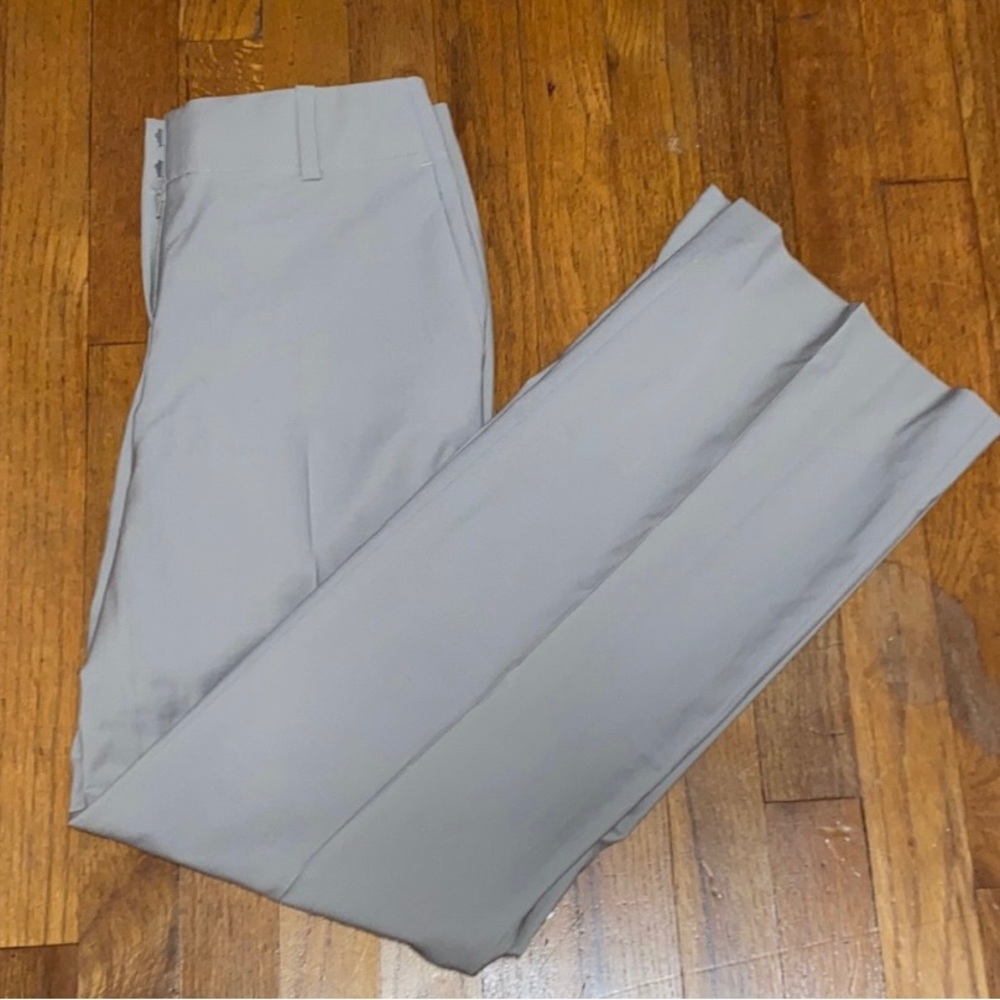 Ann Taylor dress pants front zip w hook-bar clasp belt loops front/back pockets